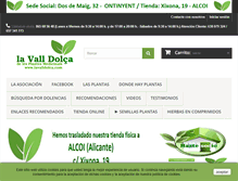 Tablet Screenshot of lavalldolca.com